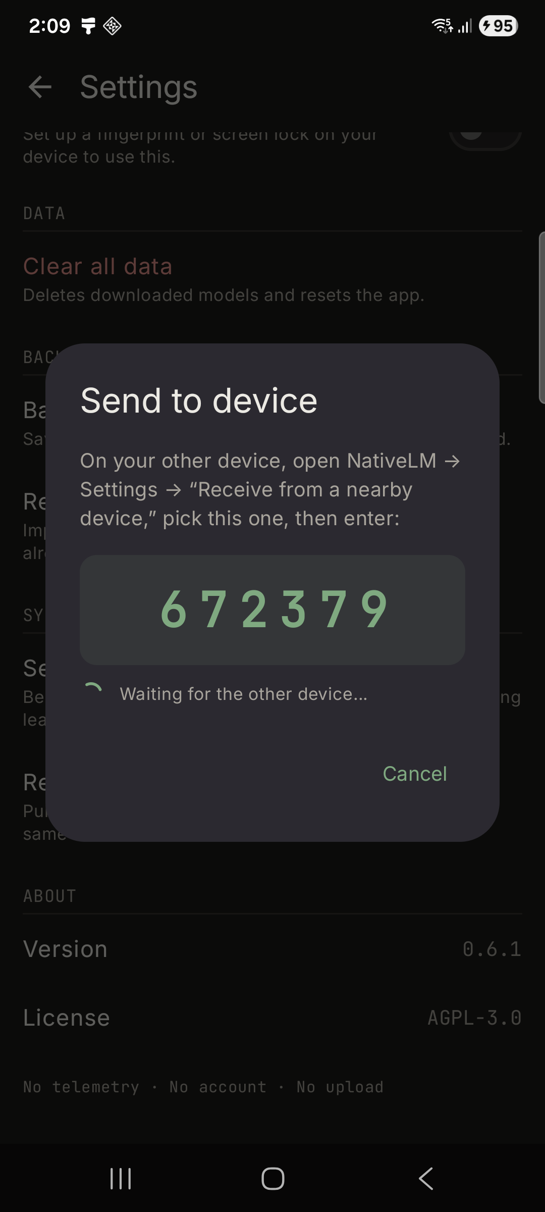 Sender Code
